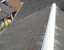 ガイナ屋根：多機能性・特殊セラミック　ガイナ断熱・遮熱塗料邸のBefore（施工前）の様子